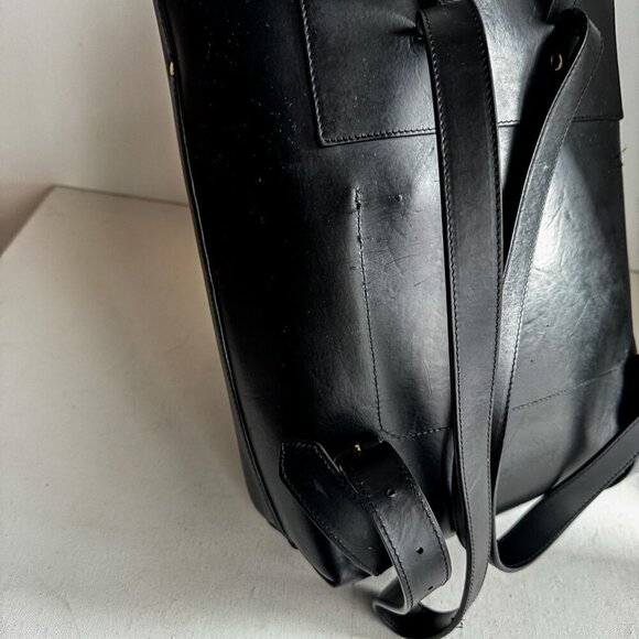 The Stowe Black Alex Leather Backpack main image 10